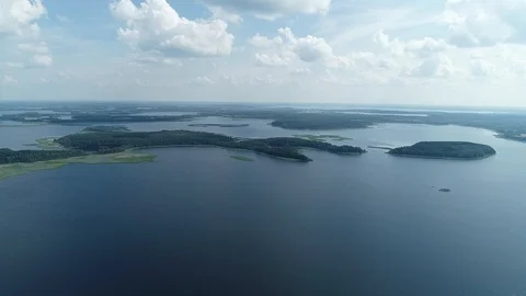 Braslaw Lakes Stock Footage 98207354