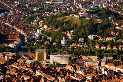Brasov from above Stock Photos