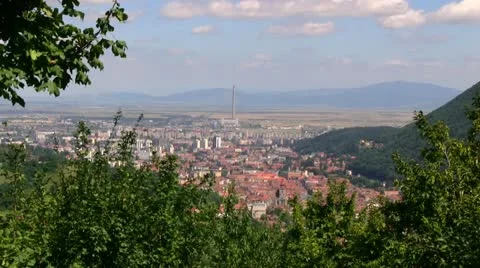 Brasov aerial Stock Footage 11962837