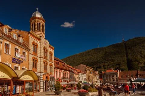 Brasov downtown Stock Photos