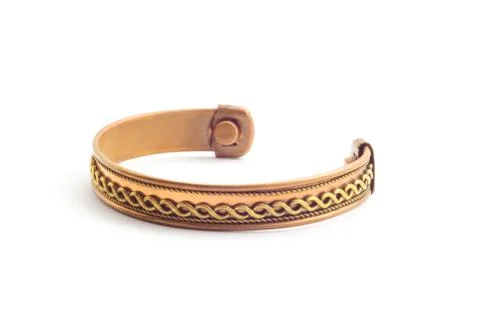 Brass armlet Stock Photos