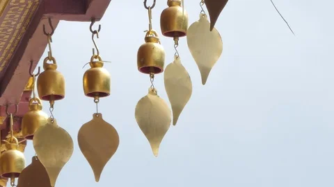 The brass bell. Stock Footage 115133020