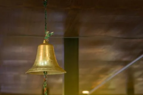 Brass bell Foto stock