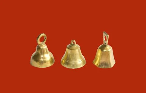 Brass bells Stock Photos