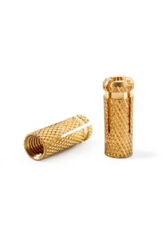 Brass collets Stock Photos