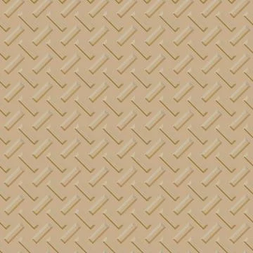 Brass Diamond Plate Stock Illustration