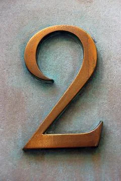 Brass figure two Stock Photos