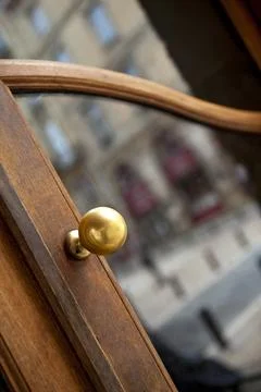 Brass handle Stock Photos