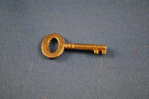 Brass Key Foto stock