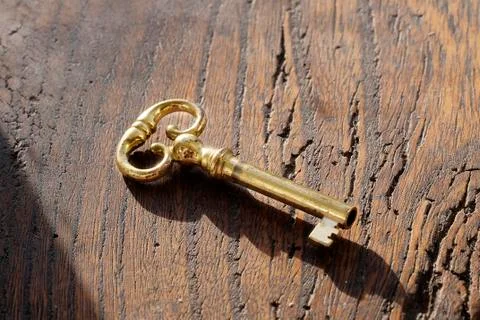 Brass Key Stock Photos