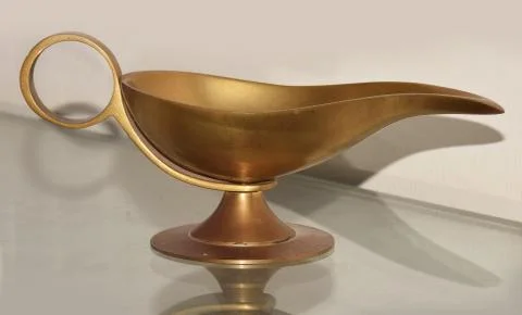Brass lamp Stock Photos