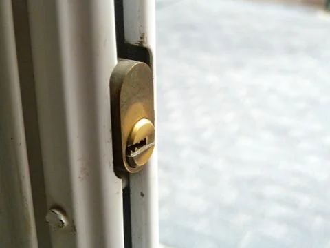 Brass lock Stock Photos