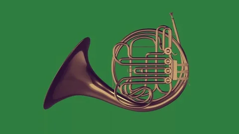 Brass Moving On Chroma Key For Compositing Stock Footage 338016696