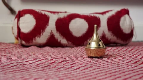 A Brass Resin Burner Stock Footage 227513801