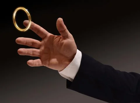Brass ring Foto stock