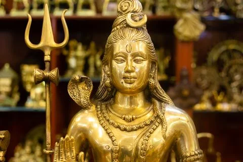 Brass sculpture Stock Photos