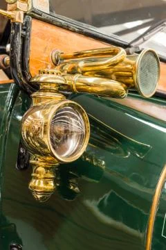 Brass Side Light Lamp Stock Photos