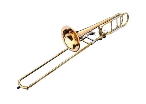 Brass slide trombone Photos