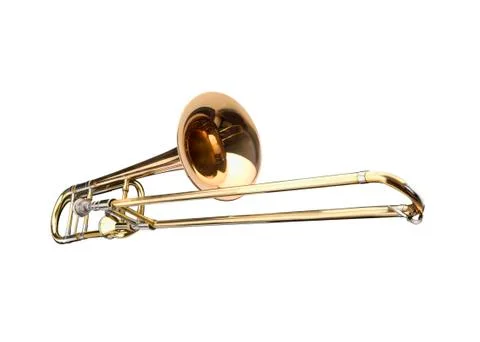 Brass slide trombone Photos
