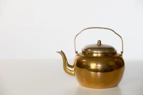 Brass Tea Pot Stock Photos