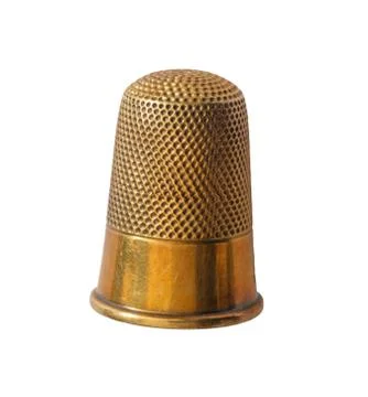 Brass Thimble Stock Photos