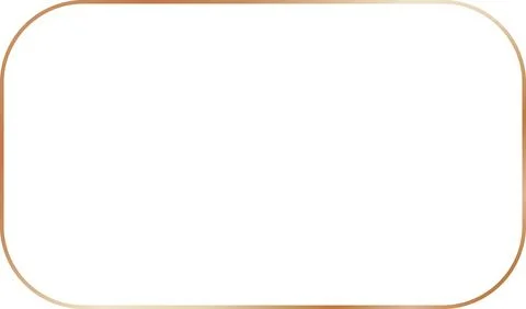 Brass Vintage rectangle Framework Stock Illustration