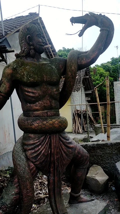 Bratasena statue Video stock 188443833