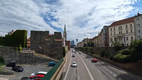 Bratislava arriba Stock Footage 314032440
