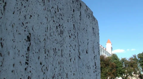 Bratislava Castle. Camera Slider. Stock Footage 39543232