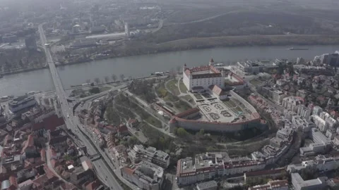 Bratislava Castle Stockbeeldmateriaal 241297579