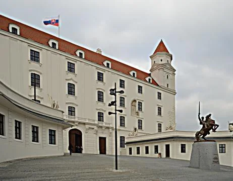 Bratislava castle Stock Photos