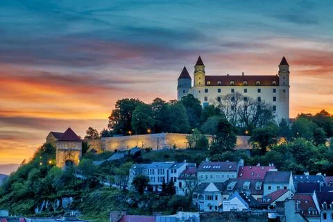 Bratislava Castle. Stock Photos