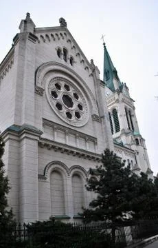Bratislava - church Blumental Stock Photos