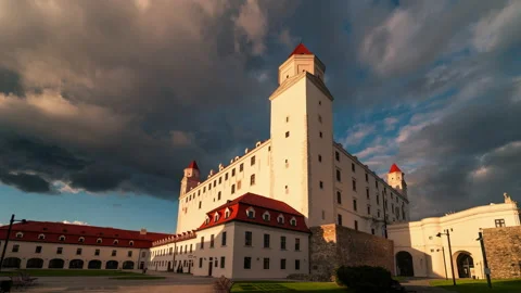 Bratislava Hrad 4K Video stock 134864378