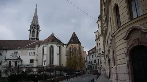 BRATISLAVA OLD TOWN 2 Stock Footage 2879137