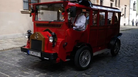 Bratislava Tour Bus Stock Footage 120534601