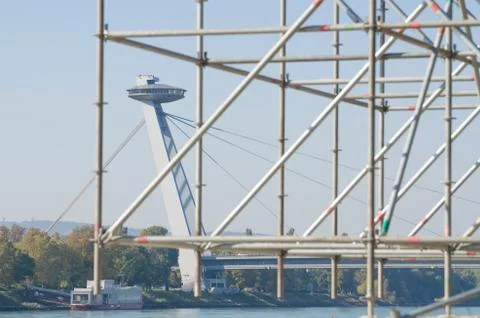 Bratislava under Construction Stock Photos