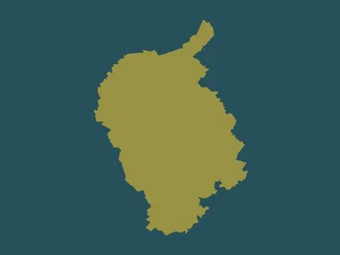 Bratislavsky, Slovakia. Solid color shape Stock Illustration