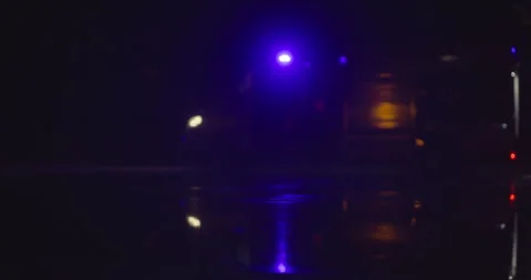 Brave Firefighters Team Walking to the Camera. In Background Paramedics and Stock Footage 283447433