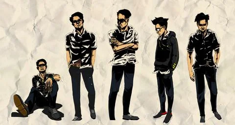 Brave Illustrazione stock