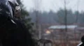 Brave warriors in steel armor taking sharp swords, preparing weapon for fight HD Footage