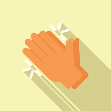 Bravo. clapping hands to show approval and celebrate successful performance in Stock Illustration