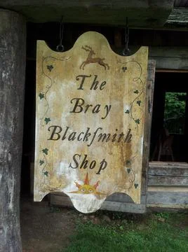 Bray blacksmith shop 스톡 사진