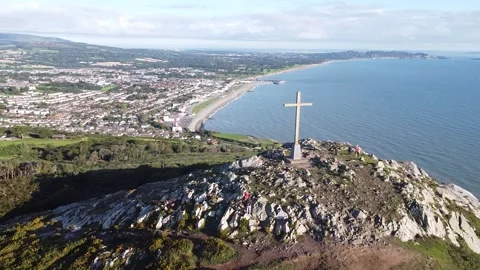 Bray Head Cross 库存影片 154301470