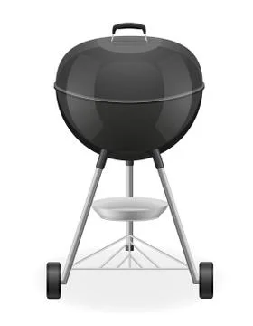 Brazier for barbecue vector illustration Ilustración de archivo