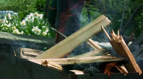 Brazier Video stock 9574426
