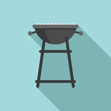 Brazier icon, flat style Ilustración de archivo