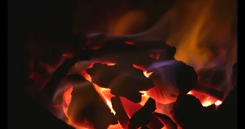 Brazier stove Stock-Footage 97076878