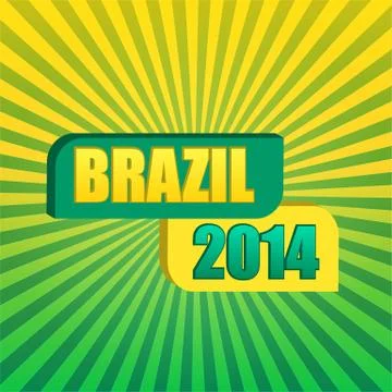 Brazil 2014 Stock Illustration