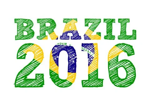 Brazil 2016 Stock-Illustration